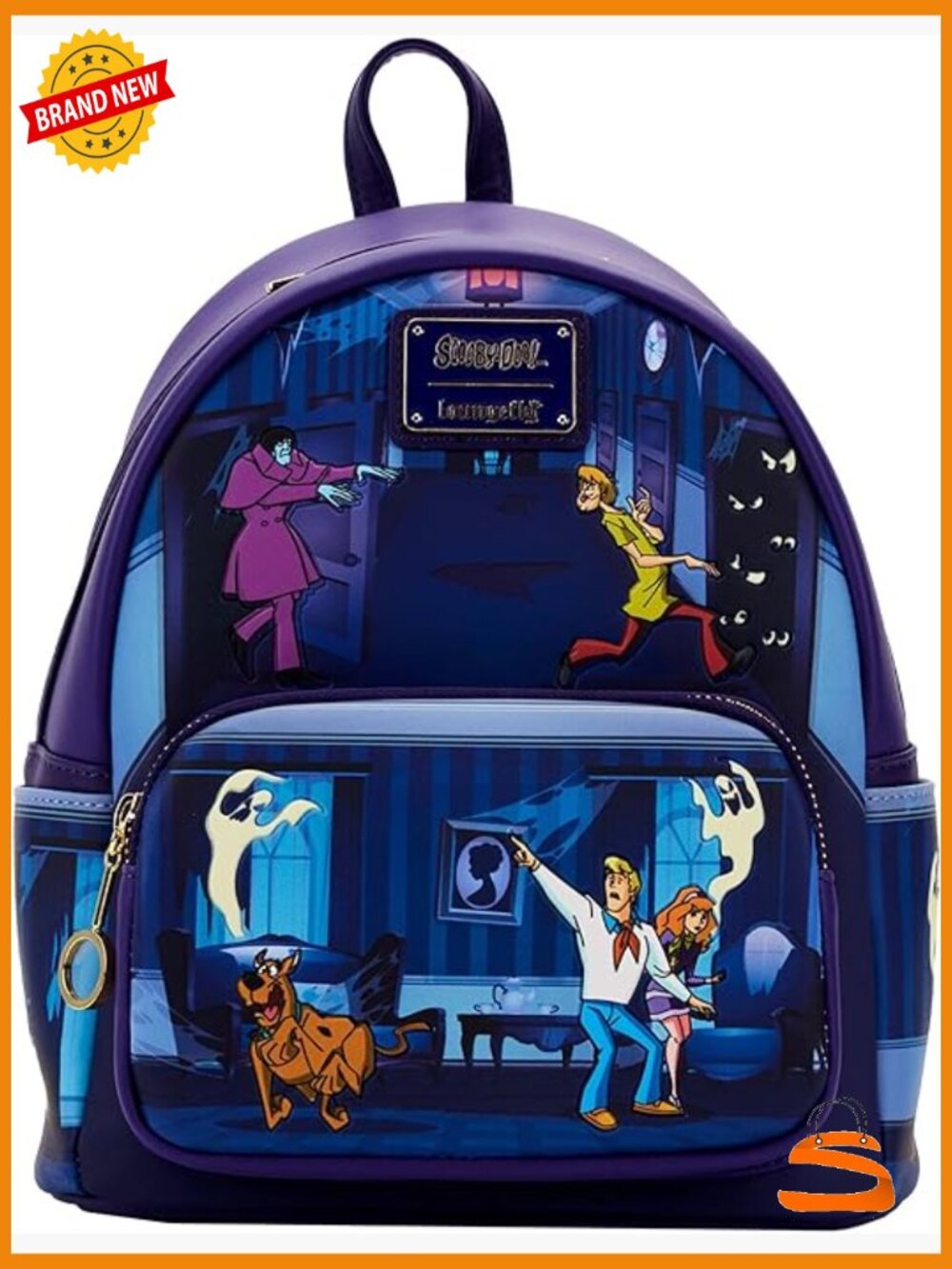 Scooby Doo Mini Backpack with Glow Details